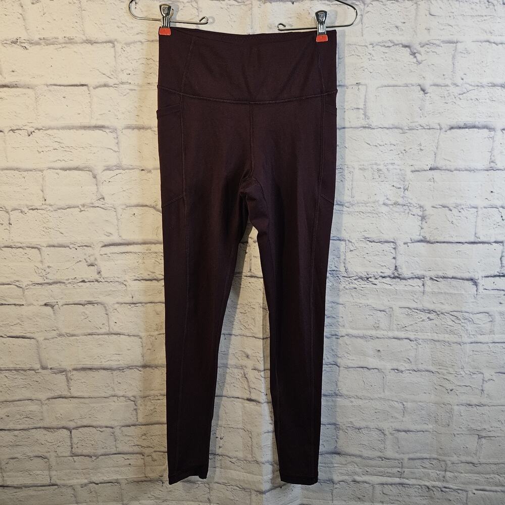 Victoria's Secret Leggings Size 4/170/66A Deep Purple Active Athletic